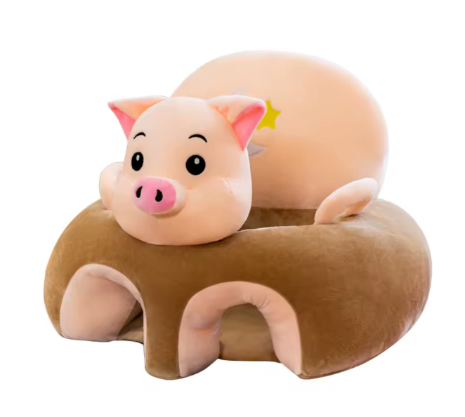 Fauteuil Bébé en Peluche – Confort Douillet pour Premiers Assis