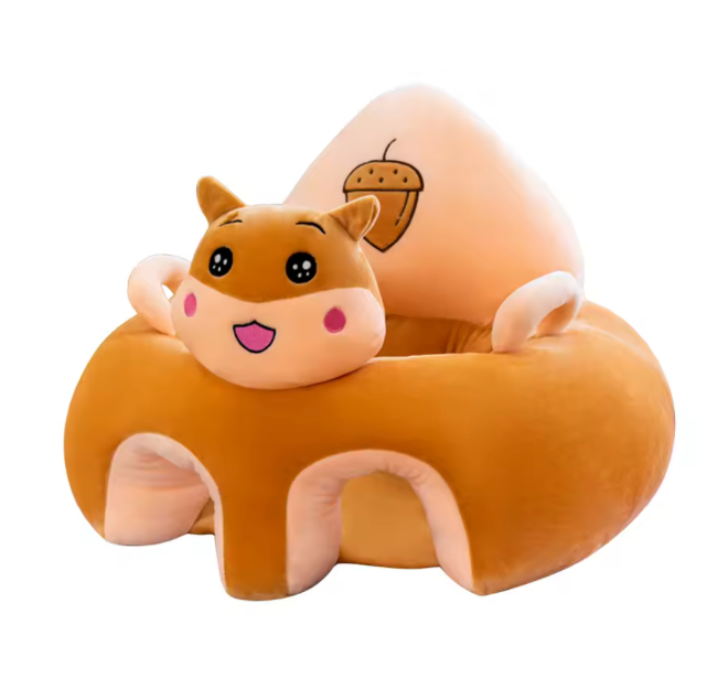 Fauteuil Bébé en Peluche – Confort Douillet pour Premiers Assis