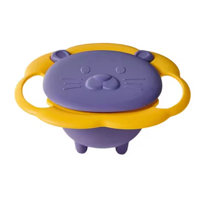 Bol Gyroscopique Anti-Renversement – Snack Sans Stress pour Bébé