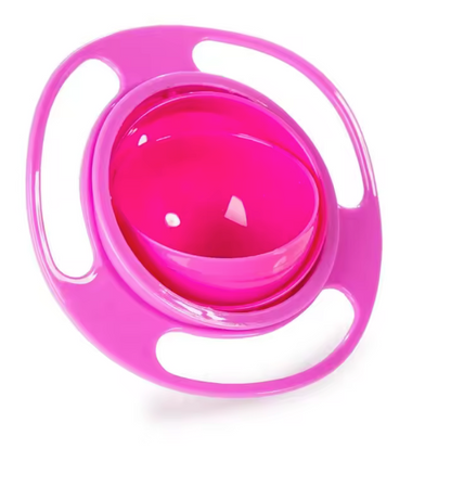 Bol Gyroscopique Anti-Renversement – Snack Sans Stress pour Bébé
